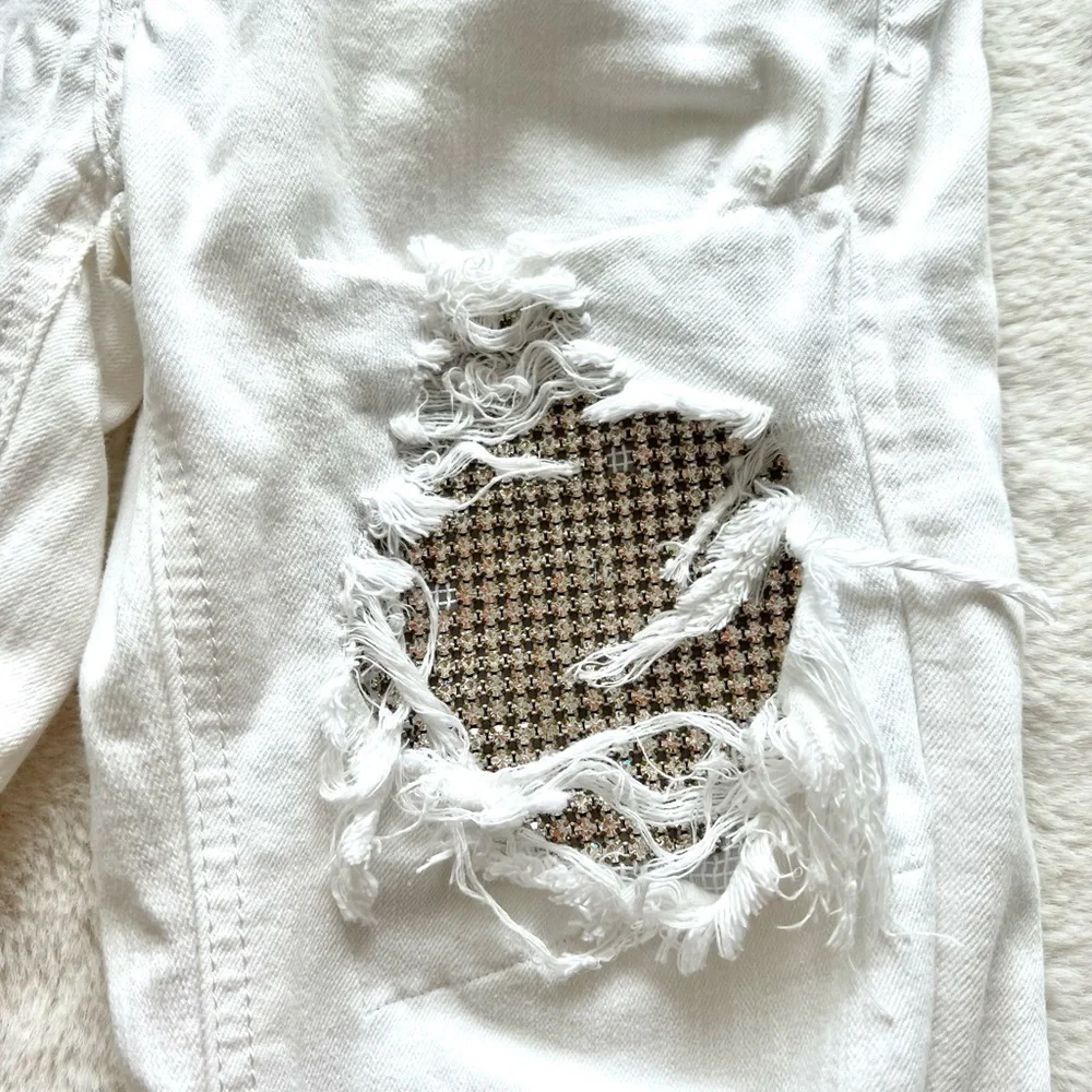 Jeans with sparkling rhinestones size 25